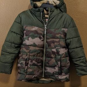Camo Puffer Jacket